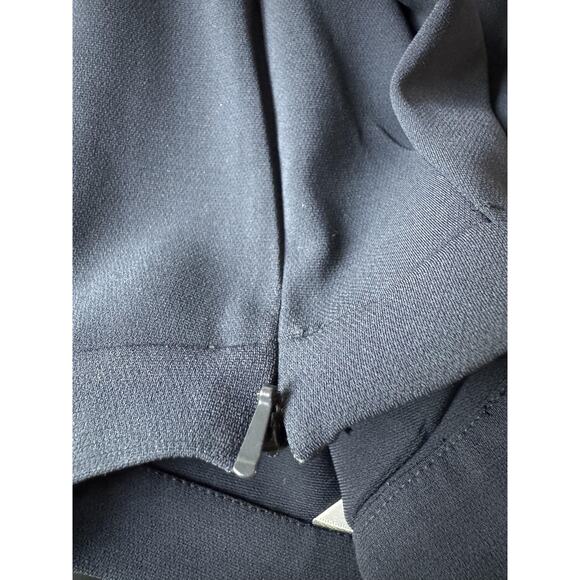 Max Mara Pants Womens 6 Navy Pleated Tapered Leg Side Zip Slacks Made in Italy - Picture 11 of 12